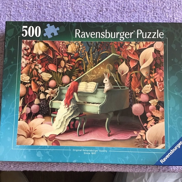FINAL SALE NEW Ravensburger Premium 500 Piece Puzzle “Rabbit Recital” - Germany - Picture 3 of 4